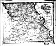 Missouri Railroad Map, Clark County 1878